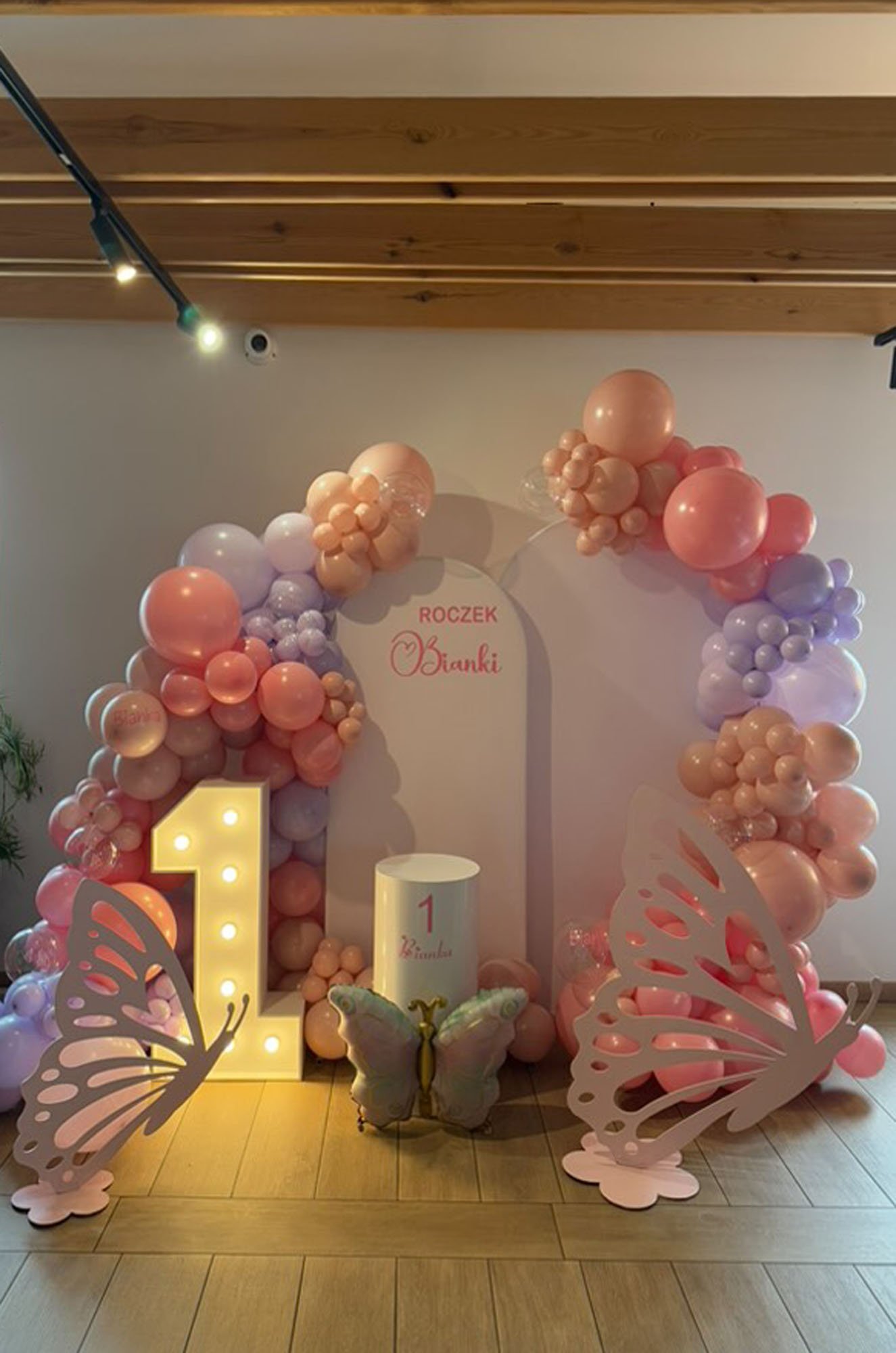 Stojąca cyfra 1 z żarówkami LED, wysokość 1m, dekoracja świetlna, zestaw 0-9, roczek, urodziny