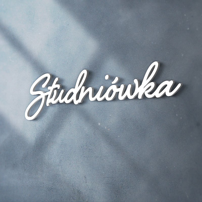 Podświetlana LED dekoracja na wynajem na BAL MATURALNY - STUDNIÓWKA, neon LED do powieszenia