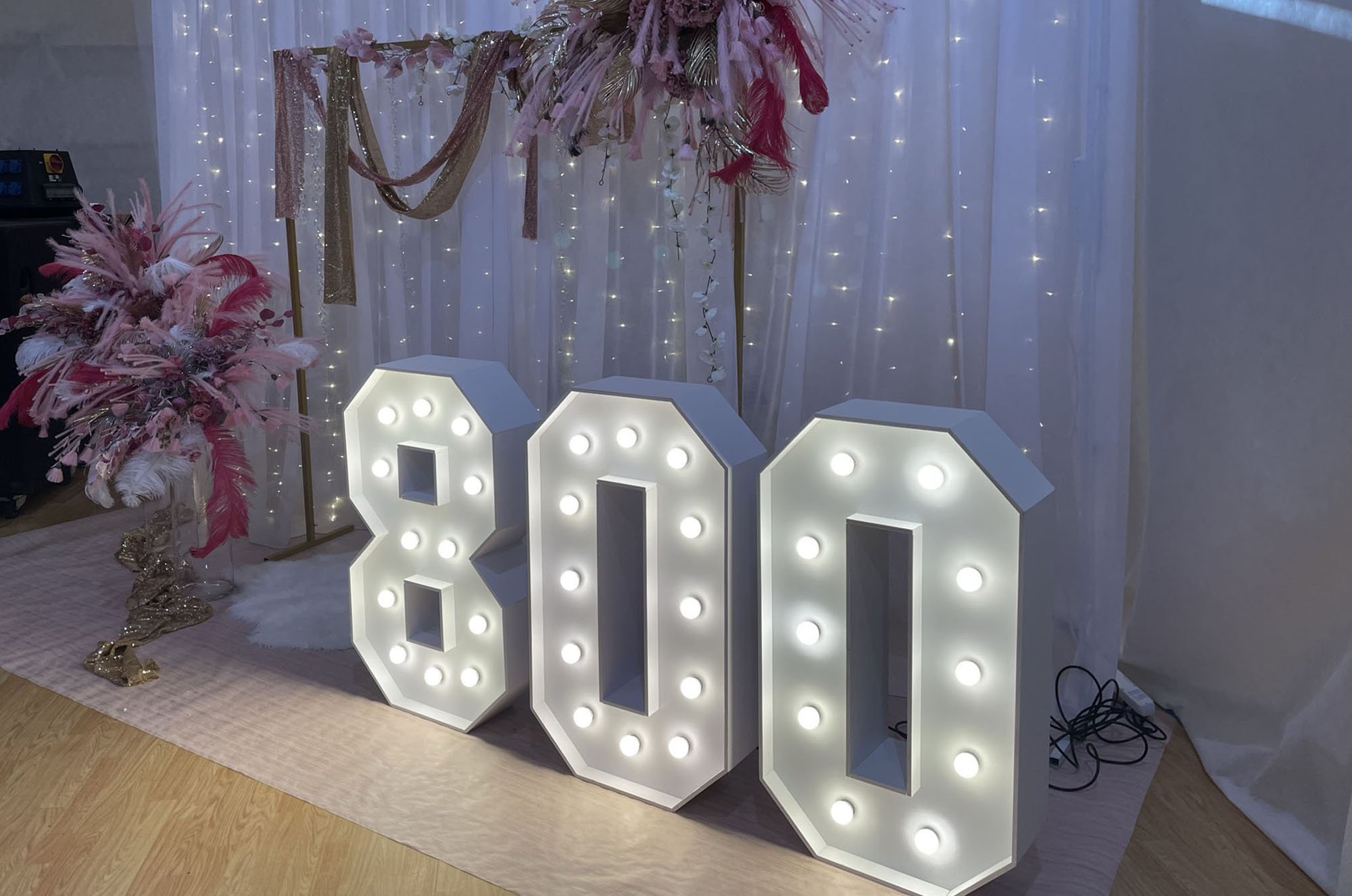 Cyfry na urodziny, rocznicę, przyjęcie firmowe, 100 cm, Opole