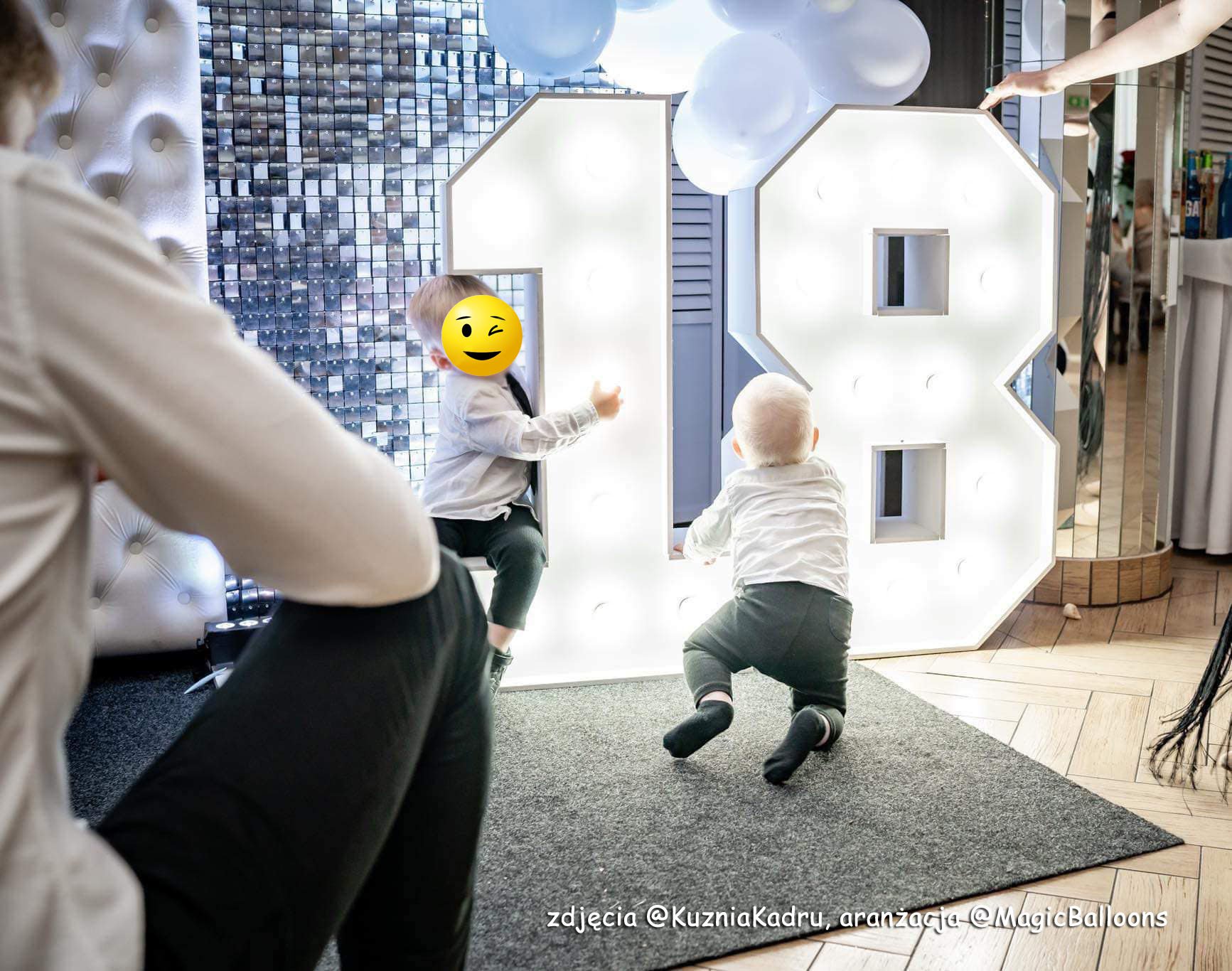 Cyfry 18 na wynajem, Opole. Niepowtarzalna dekoracja na urodziny, prezent