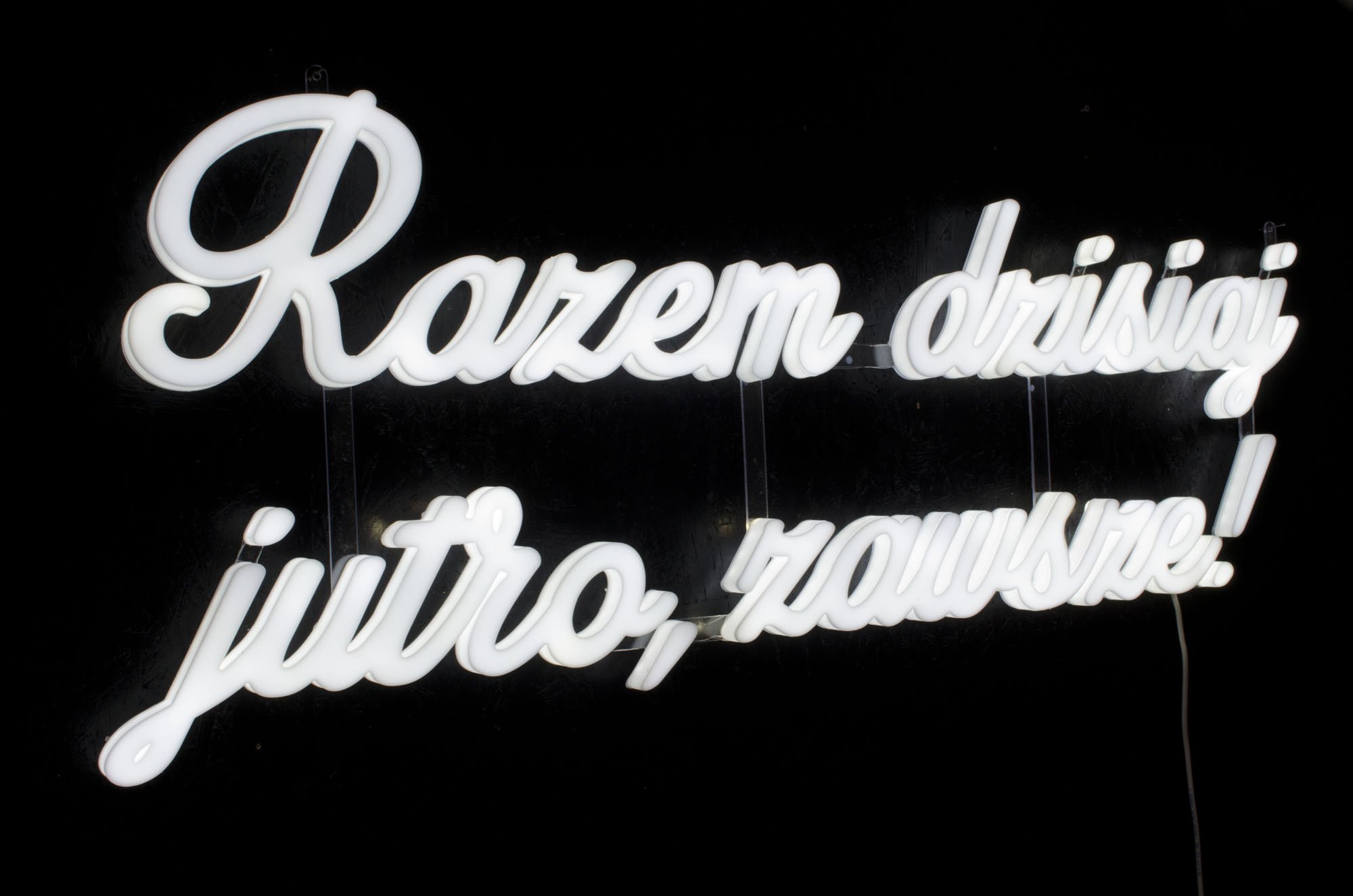 Ślub i wesele do przysięga Pary Młodej, która może przybrać świecąca formę neonu LED