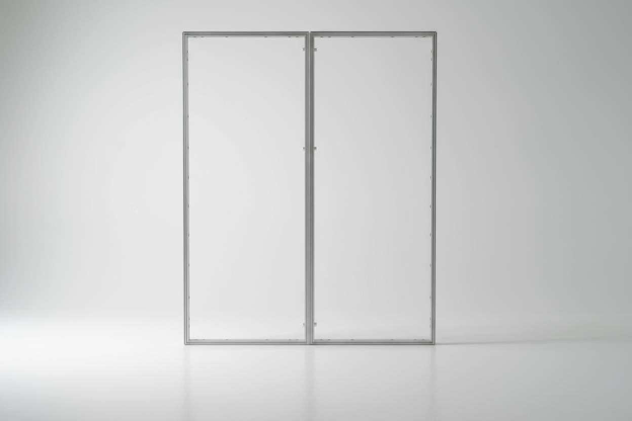 Zielona ściana z bukszpanu – widok frontalny, moduł