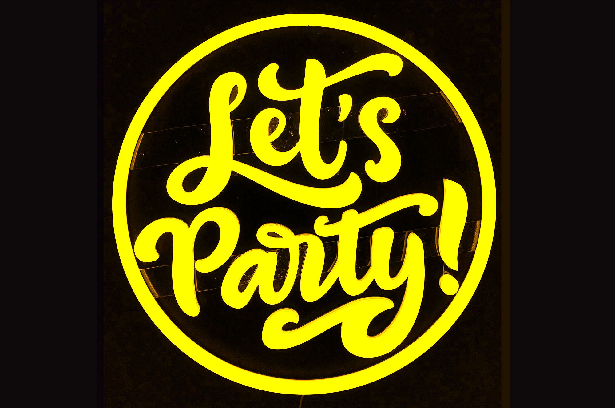 Neon led na wynajem, dekoracja ścienna dla DJ, zespołu muzycznego, dyskoteki, klubu