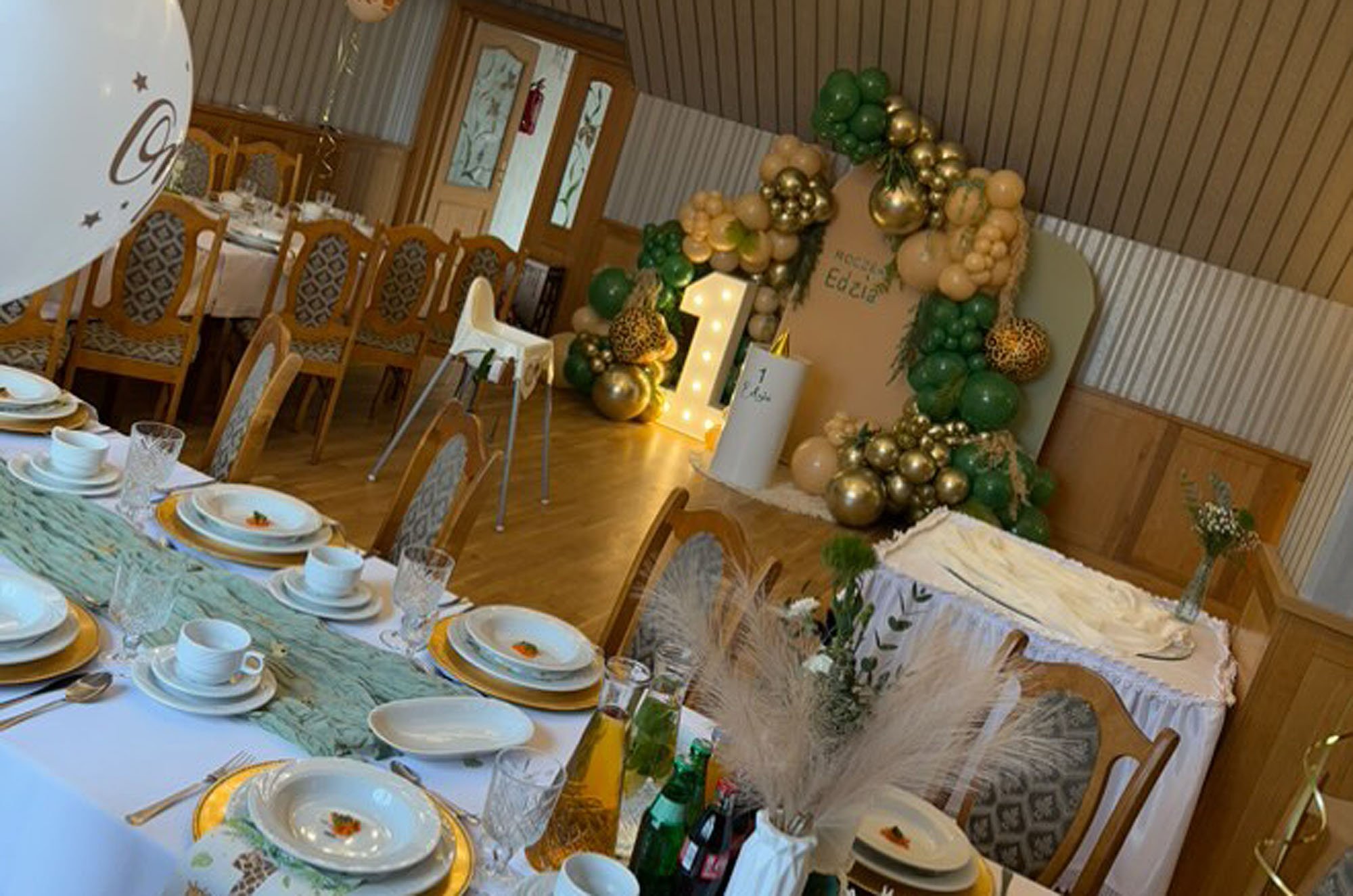 Stojąca cyfra 1 z żarówkami LED, wysokość 1m, dekoracja świetlna, zestaw 0-9, roczek, urodziny