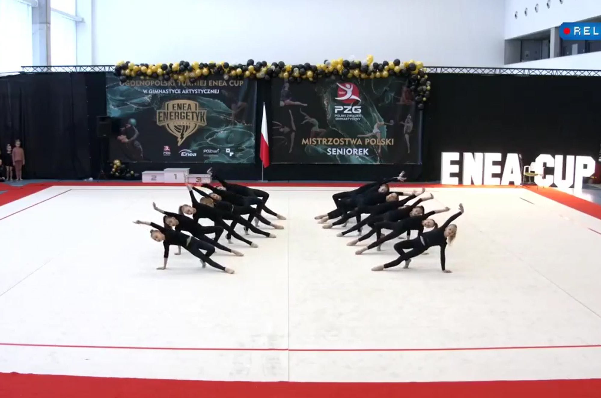 Wyjątkowa dekoracja wydarzenia sportowego, Mistrzostwa Polski - twój personalizowany napis.