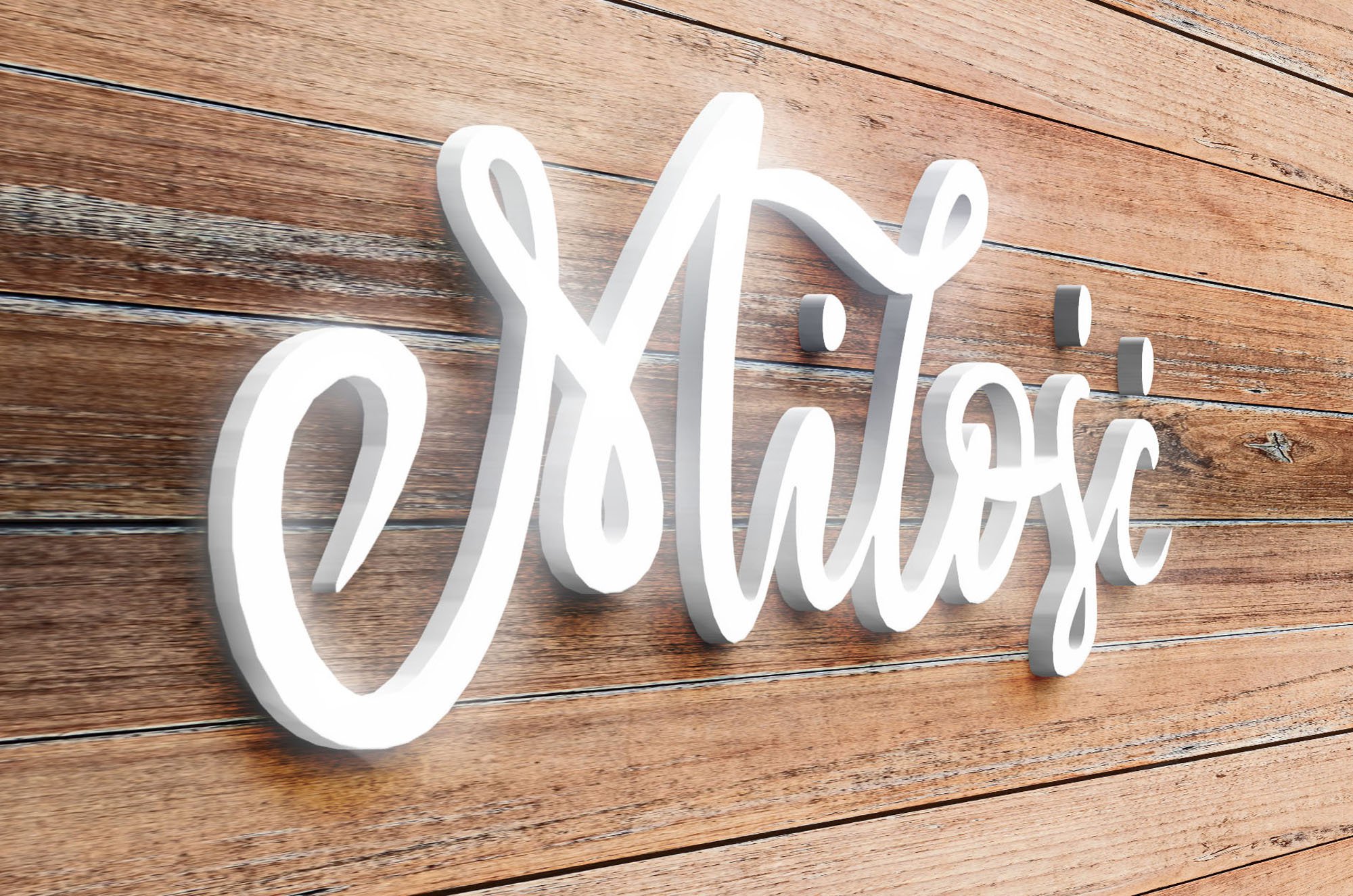 Swiecąca dekoracja - wiszący napis Miłość na salę weselną na wynajem