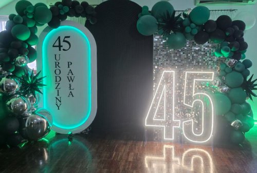 świecące cyfry na wynajem 0, 1, 2, 3, 4, 5, 6, 7, 8, 9, 8 na urodziny, rocznicę, jubileusz, neon LED