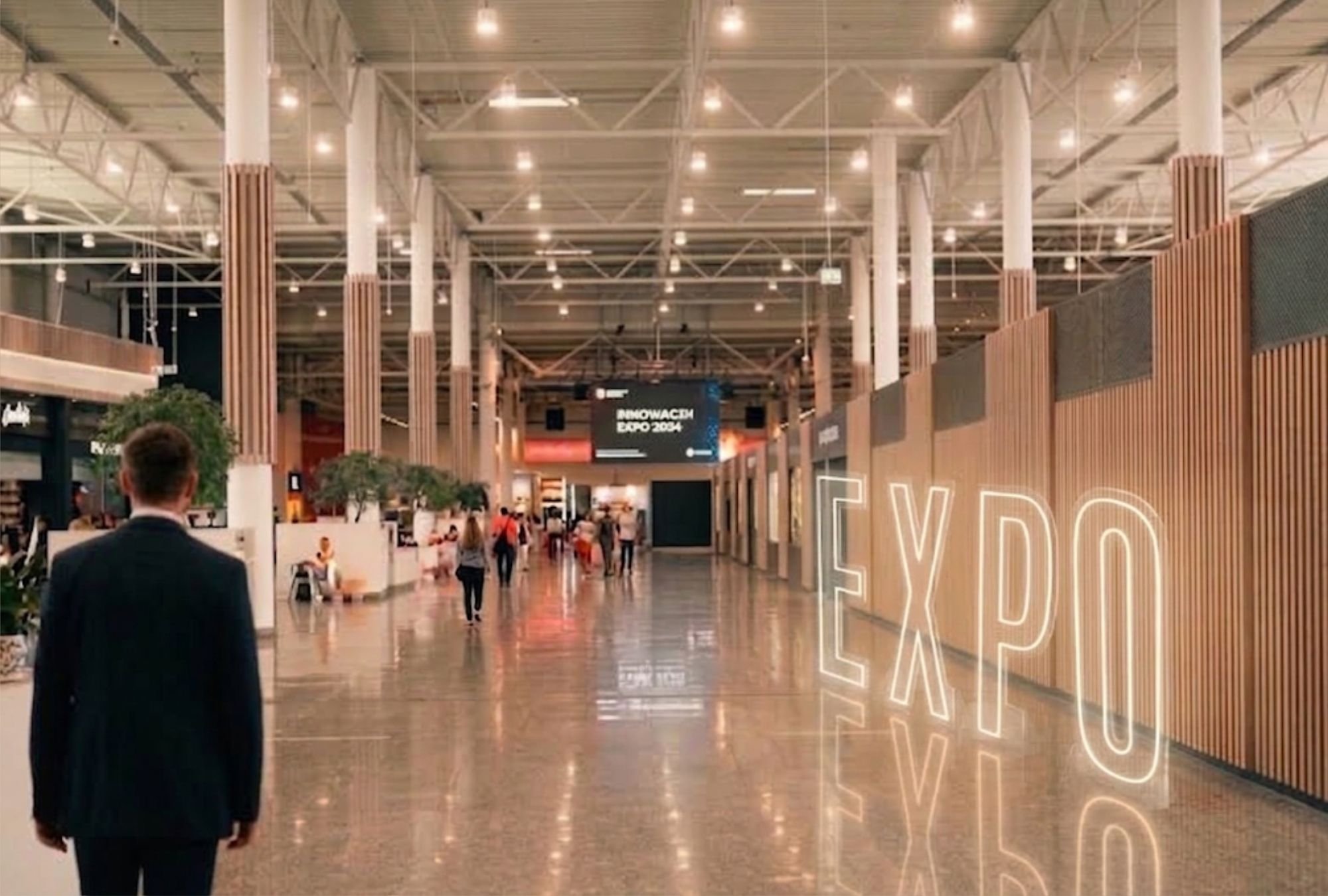 Targi, Expo, Konferencje - neonowe litery 120 cm &ndash; dekoracje świetlne na wynajem